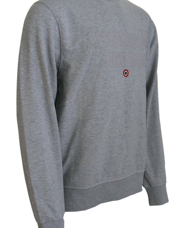 Gray Men Pullover Sweatshirt Sweater