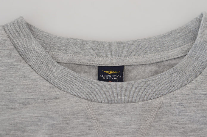Gray Men Pullover Sweatshirt Sweater