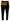 Black Yellow Cotton Men Pants