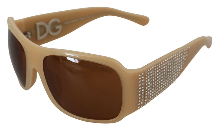 Elegant Cream Swarovski Sunglasses