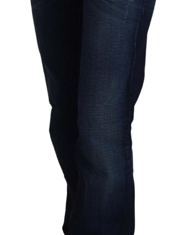 Chic Low Waist Straight Leg Denim