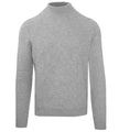 Gray Wool Men's Turtleneck Sweater