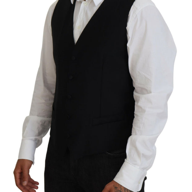 Elegant Single Breasted Formal Vest