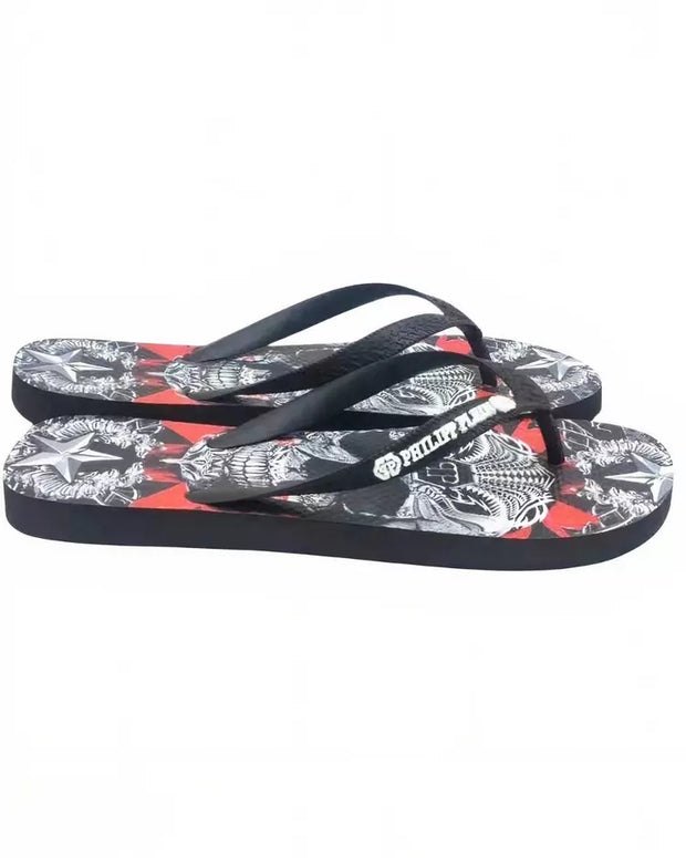 Multicolor Polyester Women Flip Flop