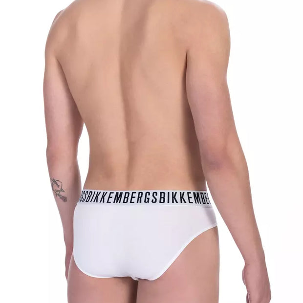 White Cotton Men's Brief