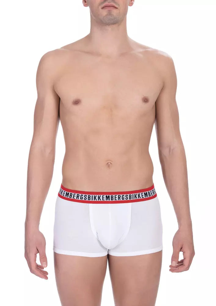 White Cotton Men's Trunk