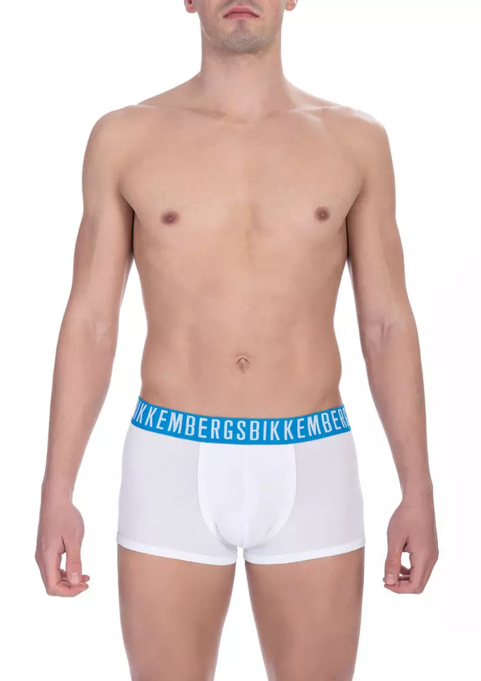 White Cotton Men Trunk Underwear