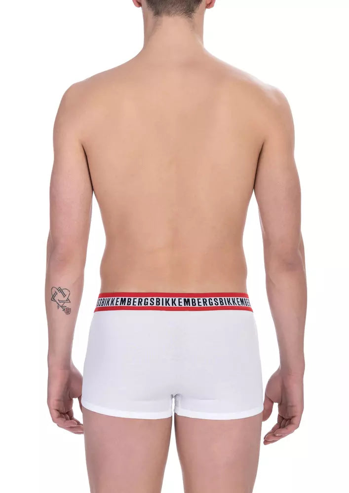 White Cotton Men's Trunk