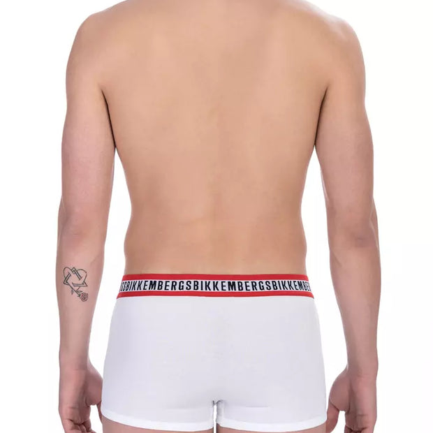 White Cotton Men's Trunk