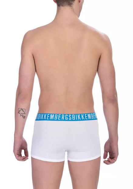 White Cotton Men Trunk Underwear