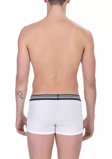 White Cotton Men's Trunk