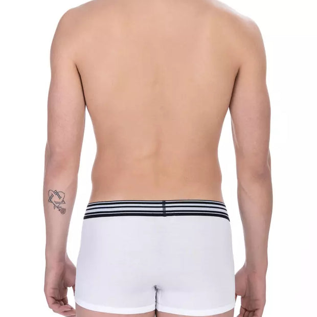 White Cotton Men's Trunk