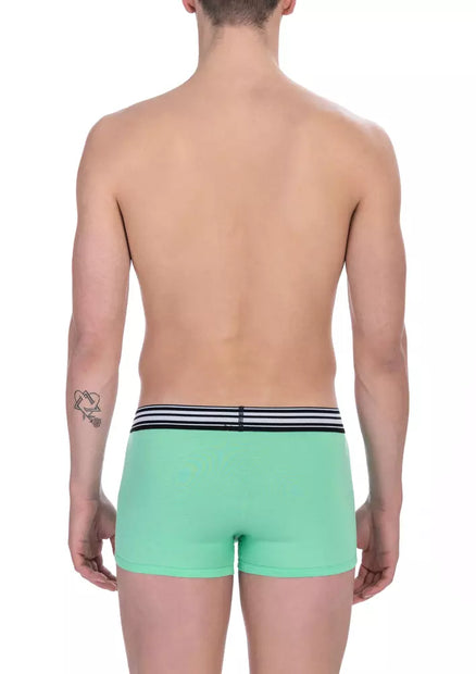 Green Cotton Men's Trunk Underwear