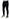Black Wool Horseshoe Jogger Pants