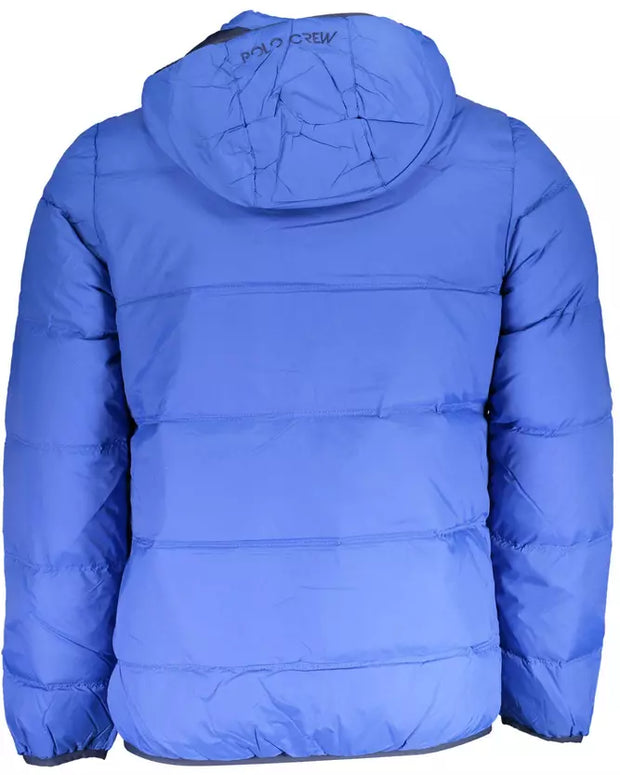 Elite Blue Jacket with Detachable Hood