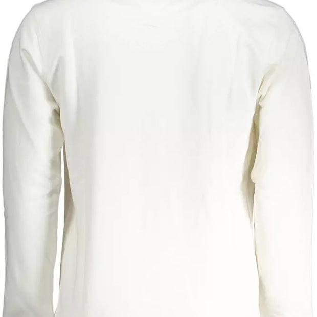 White Cotton Men Sweater