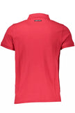 Red Cotton Men Polo Shirt