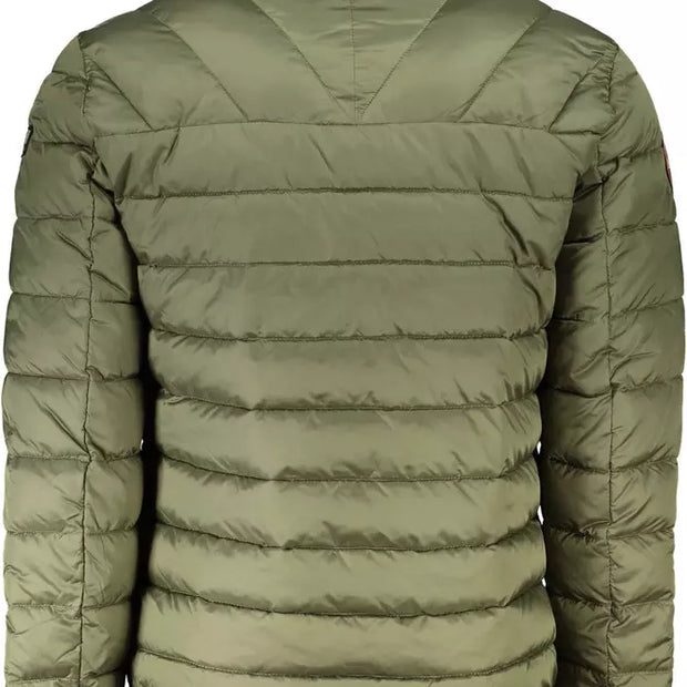 Green Polyamide Men Jacket