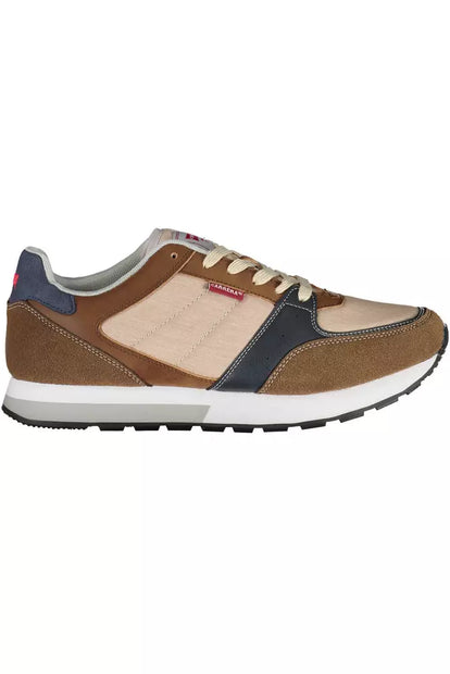 Brown ECO Leather Men Sneaker