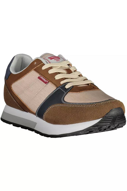 Brown ECO Leather Men Sneaker