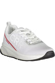 White Polyethylene Men Sneaker