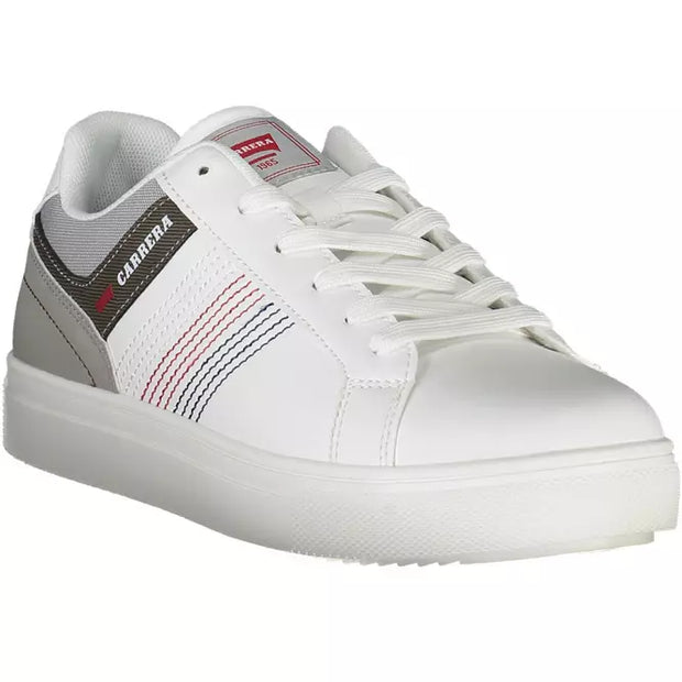 White Eco Leather Men Sneaker