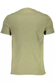 Green Cotton Men T-Shirt