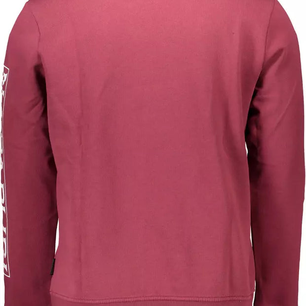 Red Cotton Men Sweater