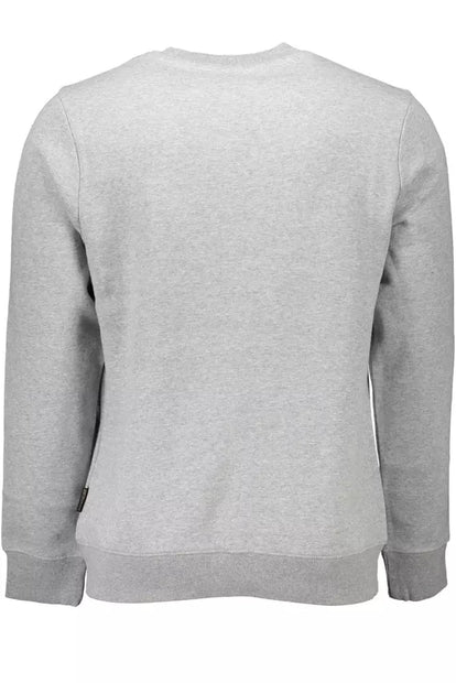 Gray Cotton Men Sweater