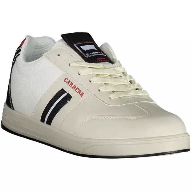 White Eco Leather Men Sneaker