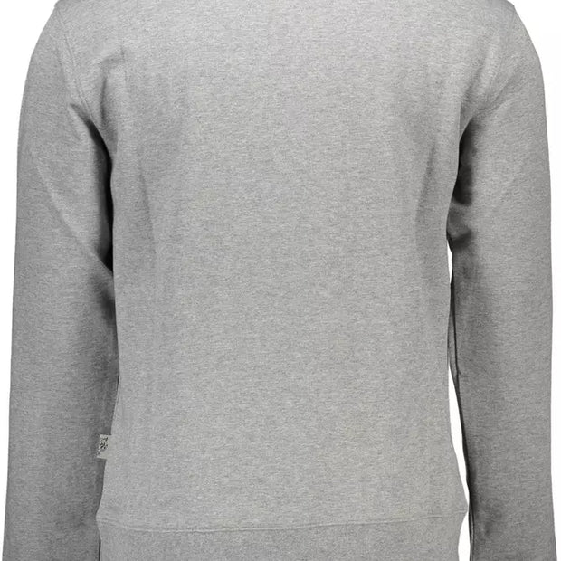 Gray Cotton Men Sweater