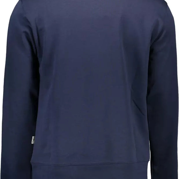 Blue Cotton Mens Sweater