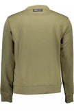 Green Cotton Men Sweater