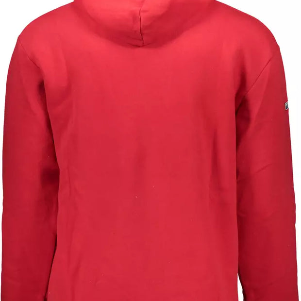 Red Cotton Men Sweater