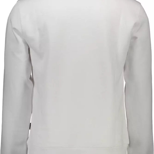 White Cotton Men Sweater