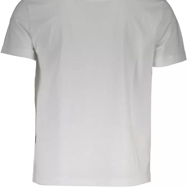 White Cotton Men T-Shirt