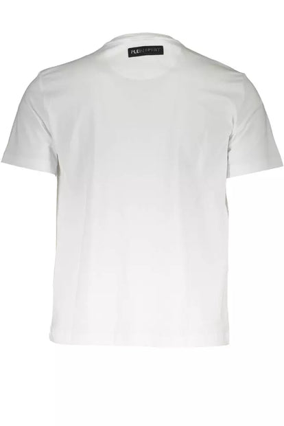 White Cotton Men T-Shirt