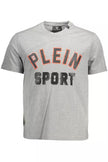 Gray Cotton Men T-Shirt