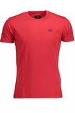 Red Cotton Men T-Shirt