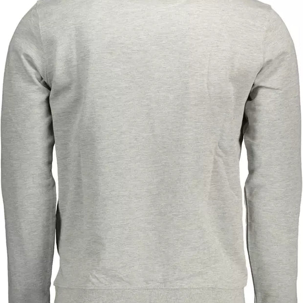 Gray Cotton Men Sweater