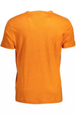 Orange Linen Men T-Shirt