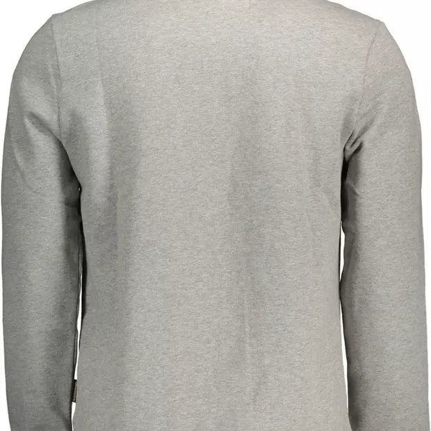 Gray Cotton Men Sweater