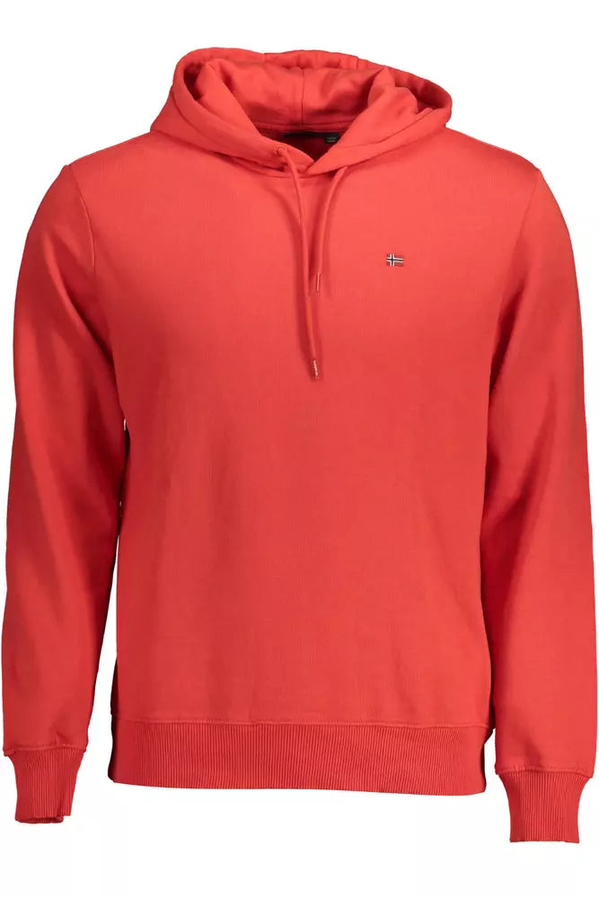 Red Cotton Men Sweater