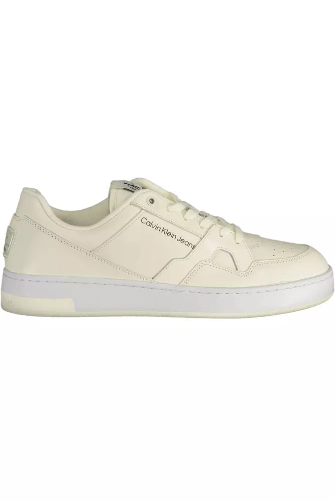 White Leather Men Sneaker