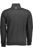 Black Cotton Men Sweater