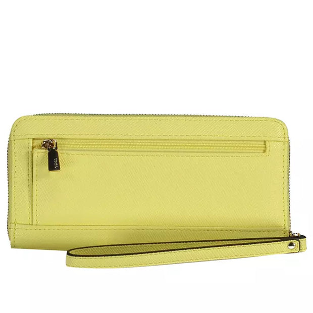 Yellow Polyethylene Women Wallet