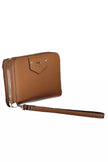 Brown Polyethylene Women Wallet