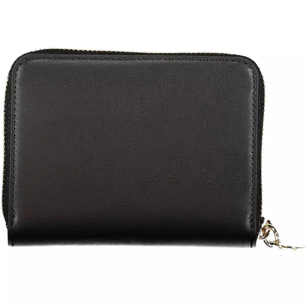 Black Polyethylene Women Wallet