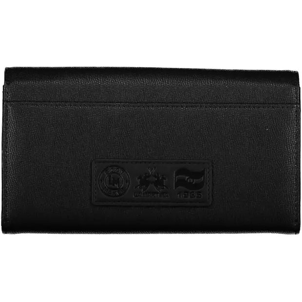 Black Polyethylene Women Wallet