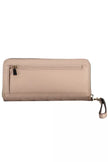 Pink Polyethylene Women Wallet